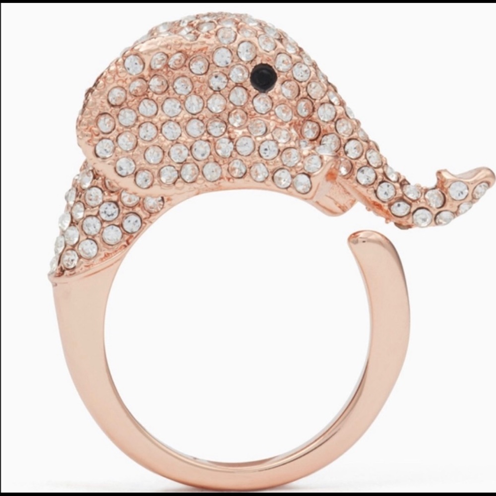 Kate Spade Elephant Pave Ring